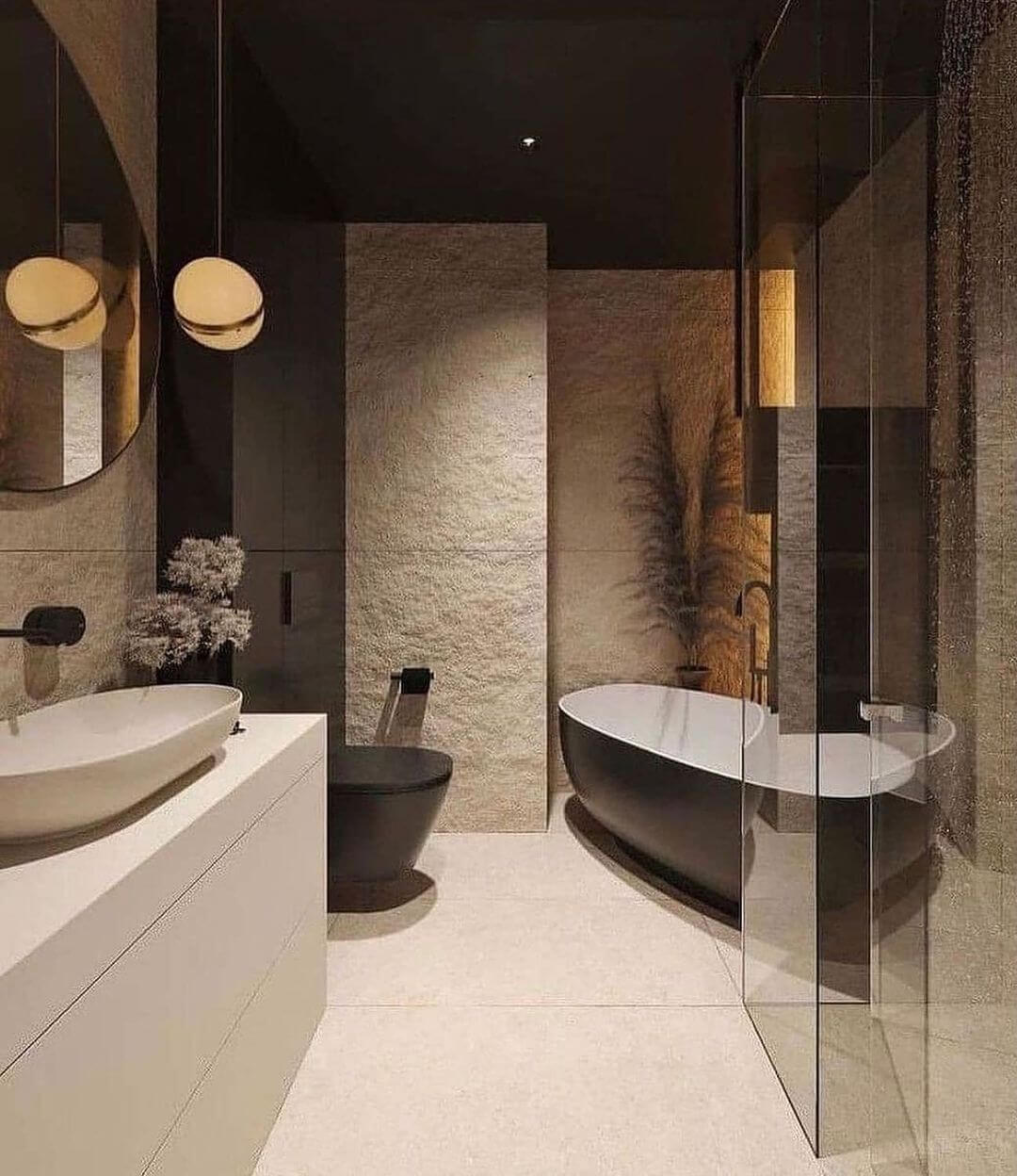 Mondförmige Pendelleuchte Modernes Design