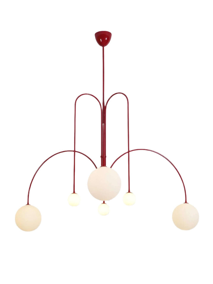 Elegante Pendelleuchte Glas & Metall