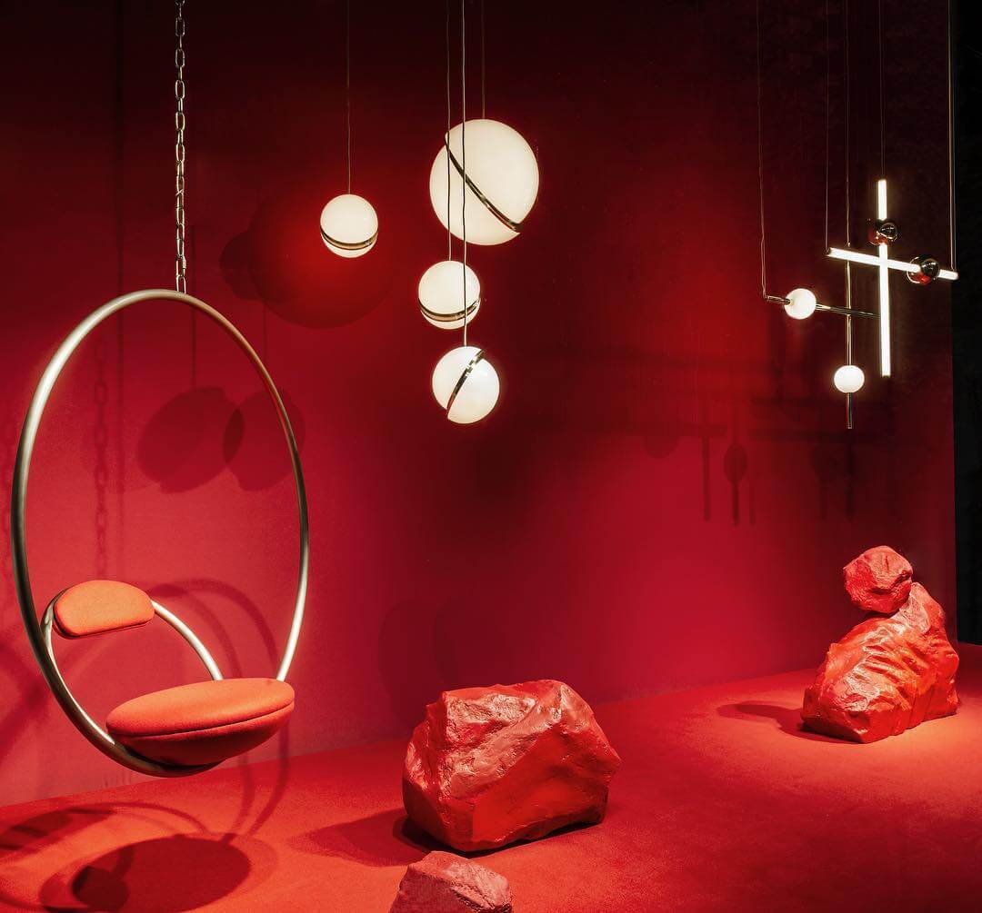 Mondförmige Pendelleuchte Modernes Design