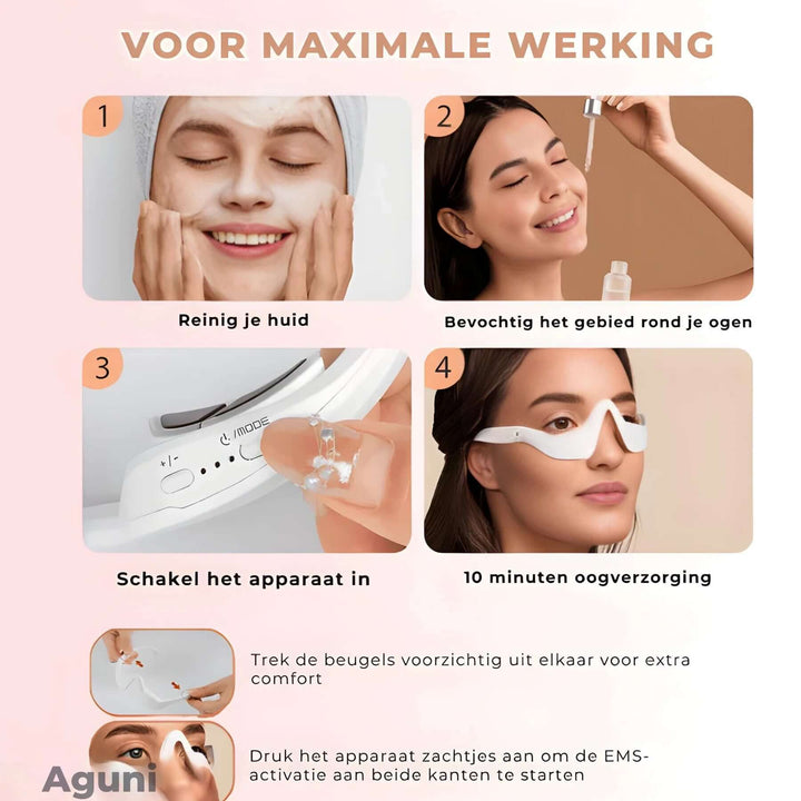 Anti-Aging EMS Rotlicht Augenmaske