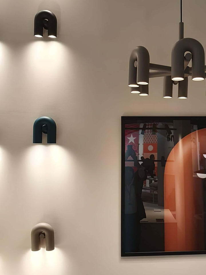 Verstellbare U-förmige LED Wandleuchte
