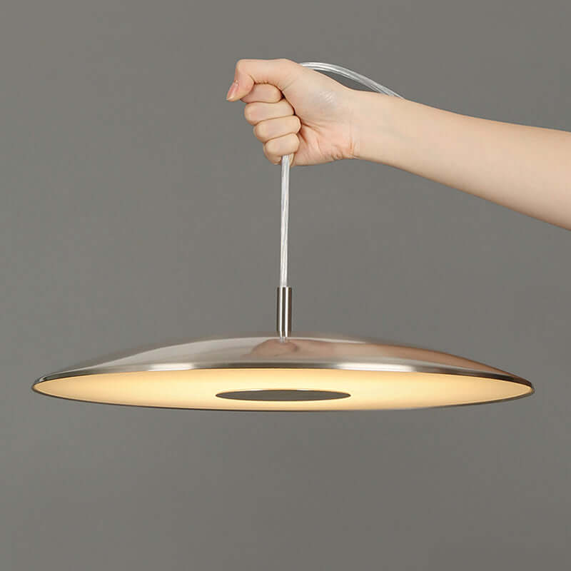 Moderne LED Pendelleuchte - Eisen Nickel
