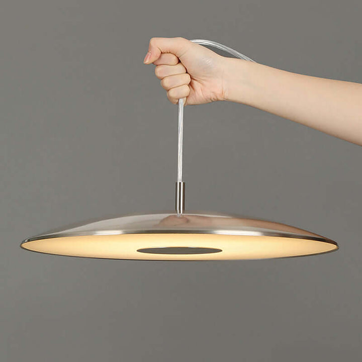 Moderne LED Pendelleuchte - Eisen Nickel