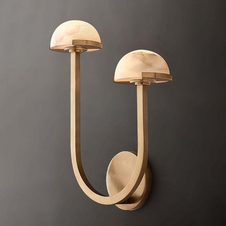 Pilz Alabaster Wandleuchte, Modernes Design