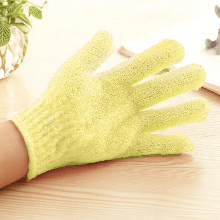Exfoliierende Badehandschuhe für Dusche & Peeling