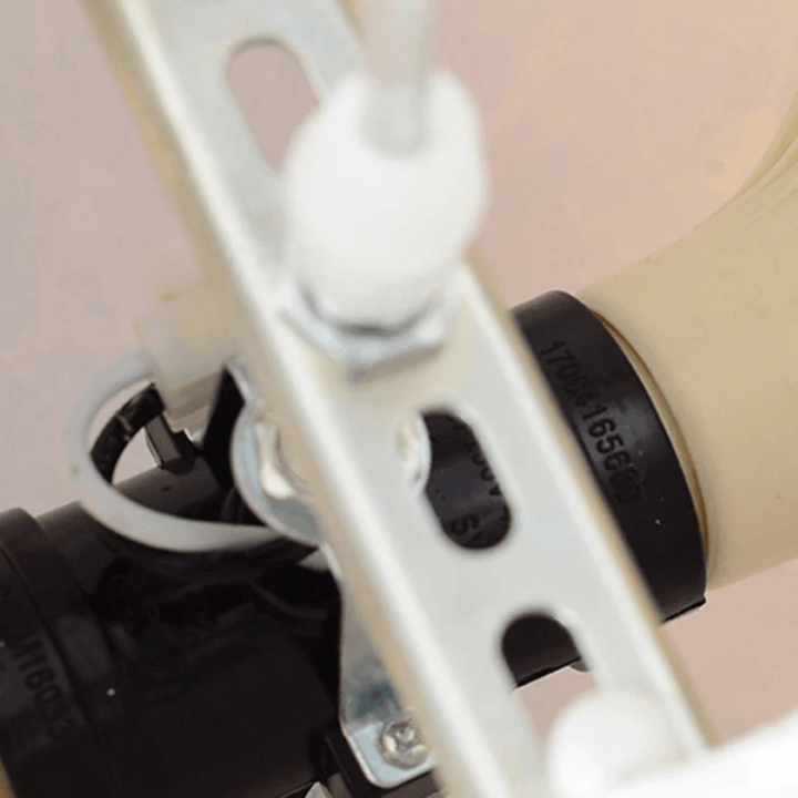 Wolken LED Hängelampe Baumwolle - PVC Weiß