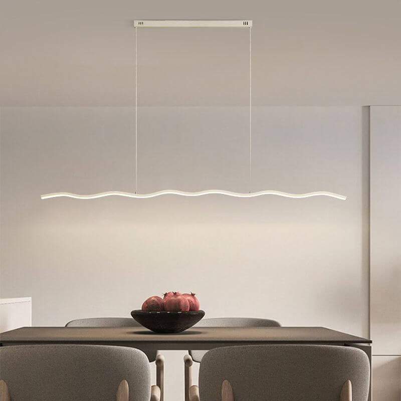 Moderne LED-Pendelleuchte Wellen-Design