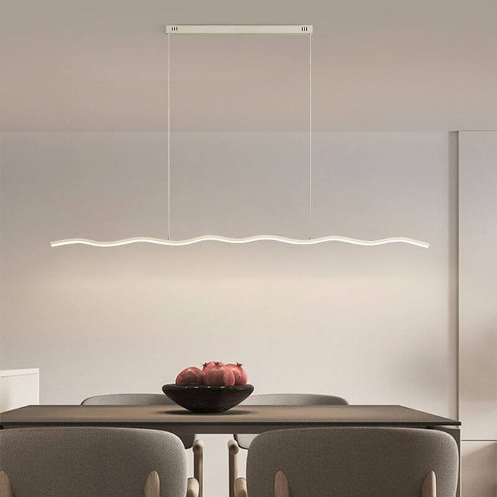 Moderne LED-Pendelleuchte Wellen-Design
