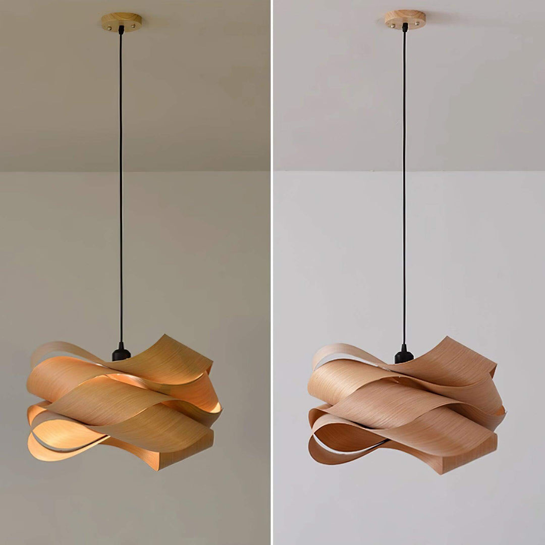 Hängeleuchte Holz Design Modern Esszimmerlampe