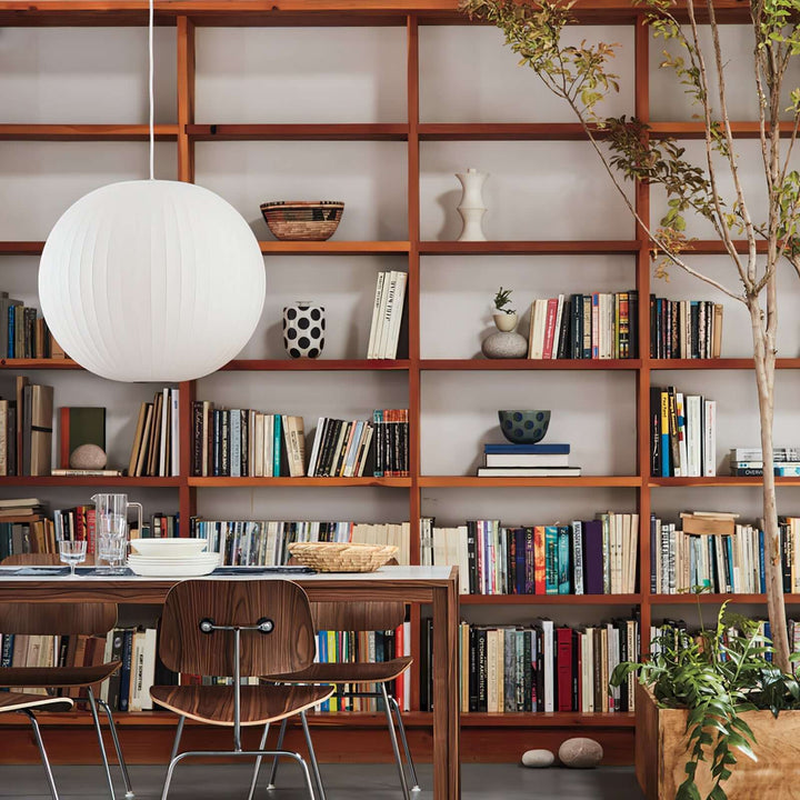 Moderne Hängelampe Weiß - Seide &Stahl