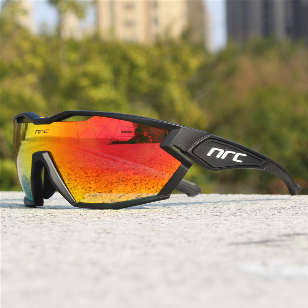High-performance unisex polarized sunglasses offering superior UV protection for athletes.