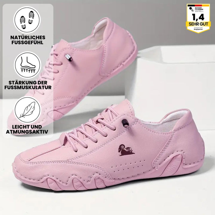 "Damen Barfußschuhe, ergonomisch, wasserfest, flexibel, hellgrau, mit breitem Zehenraum, ideal für Outdoor-Aktivitäten"