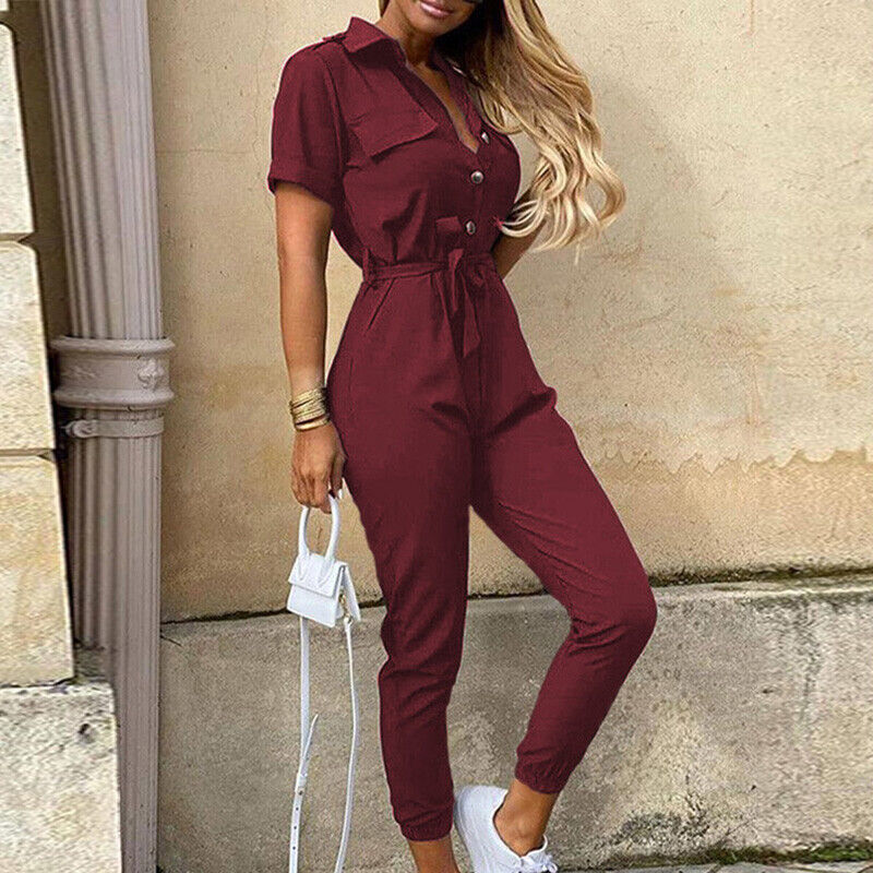 "Damen Jumpsuit elegant und vielseitig, atmungsaktives Material, lockere Passform, für schicke Anlässe und Freizeit geeignet.