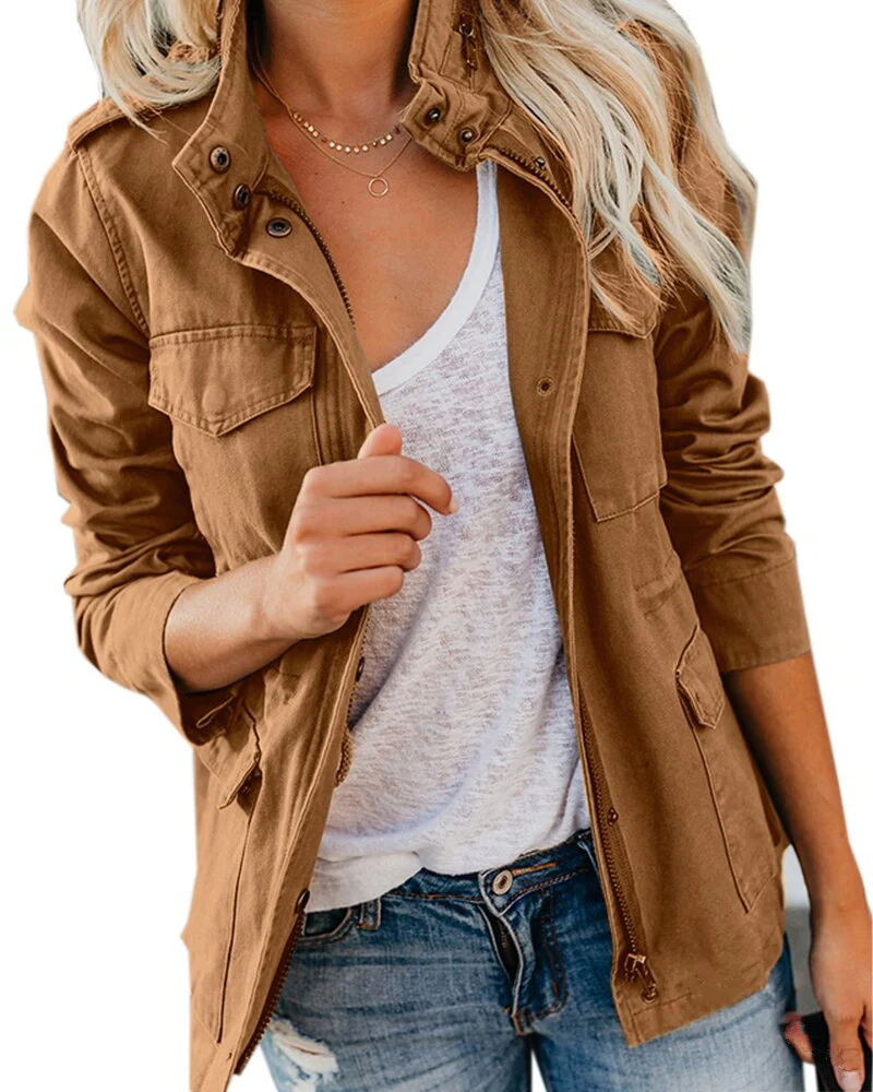 "Damen Sommerjacke elegant, leicht, vielseitig, beige, zeitloses Design, ideal für jede Gelegenheit, modisch und komfortabel"