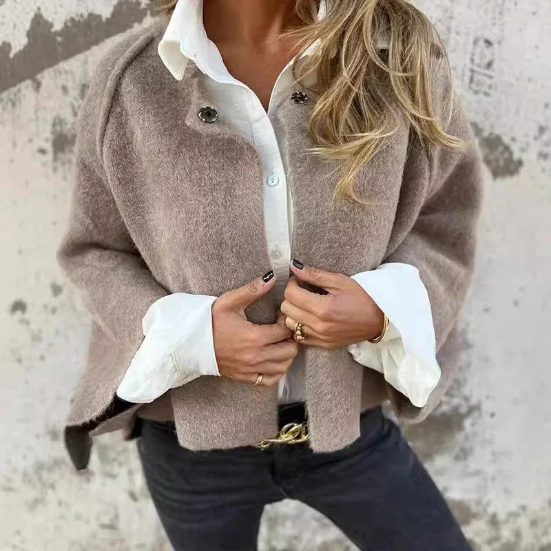 "Damen Sommerjacke elegant, leicht, vielseitig, beige, zeitloses Design, ideal für jede Gelegenheit, modisch und komfortabel"