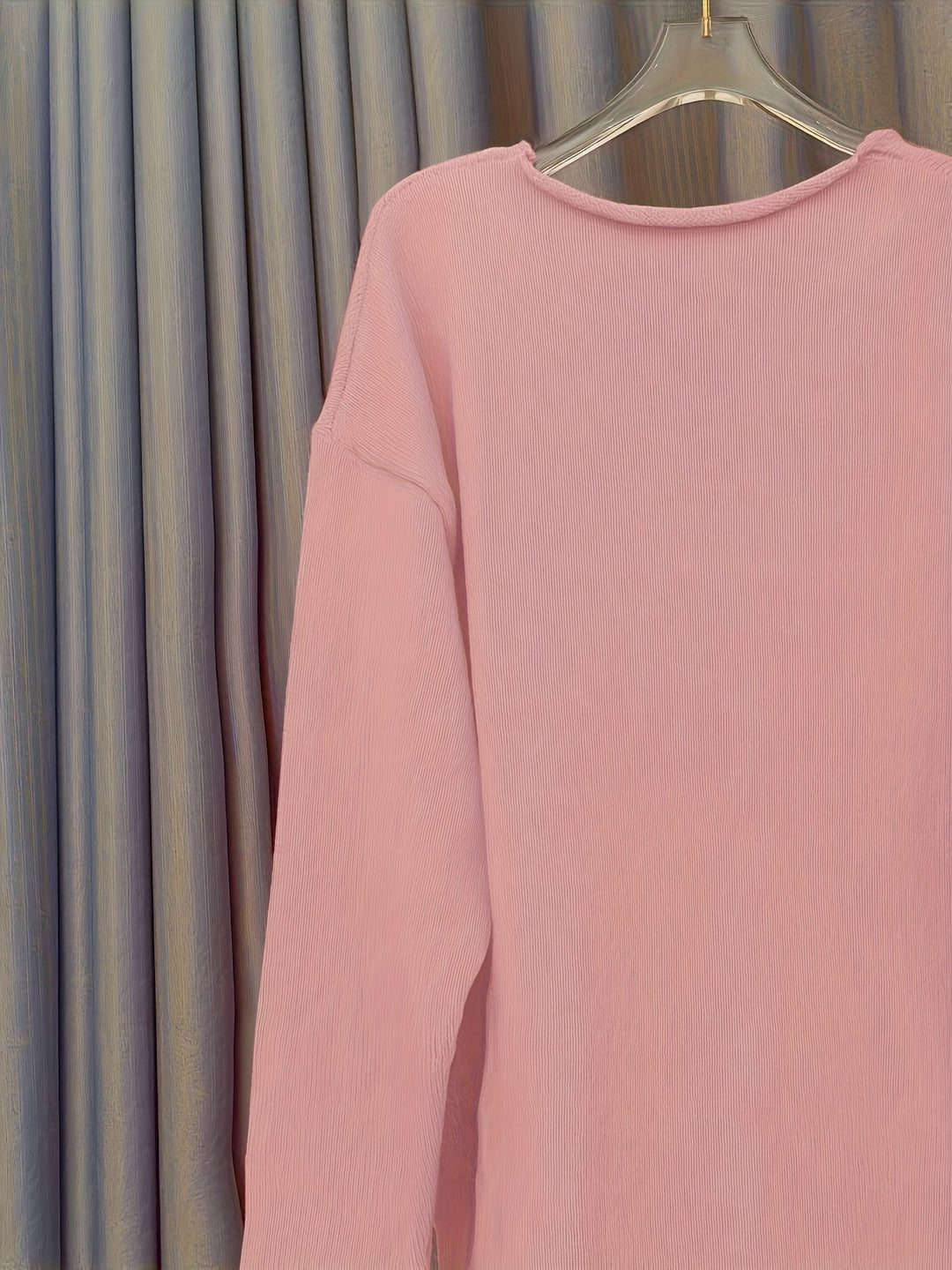 "Damen V-Ausschnitt Pullover lässig, übergröße, einzigartiges Muster, gemütlich, perfekt für Herbst- und Winteroutfits"