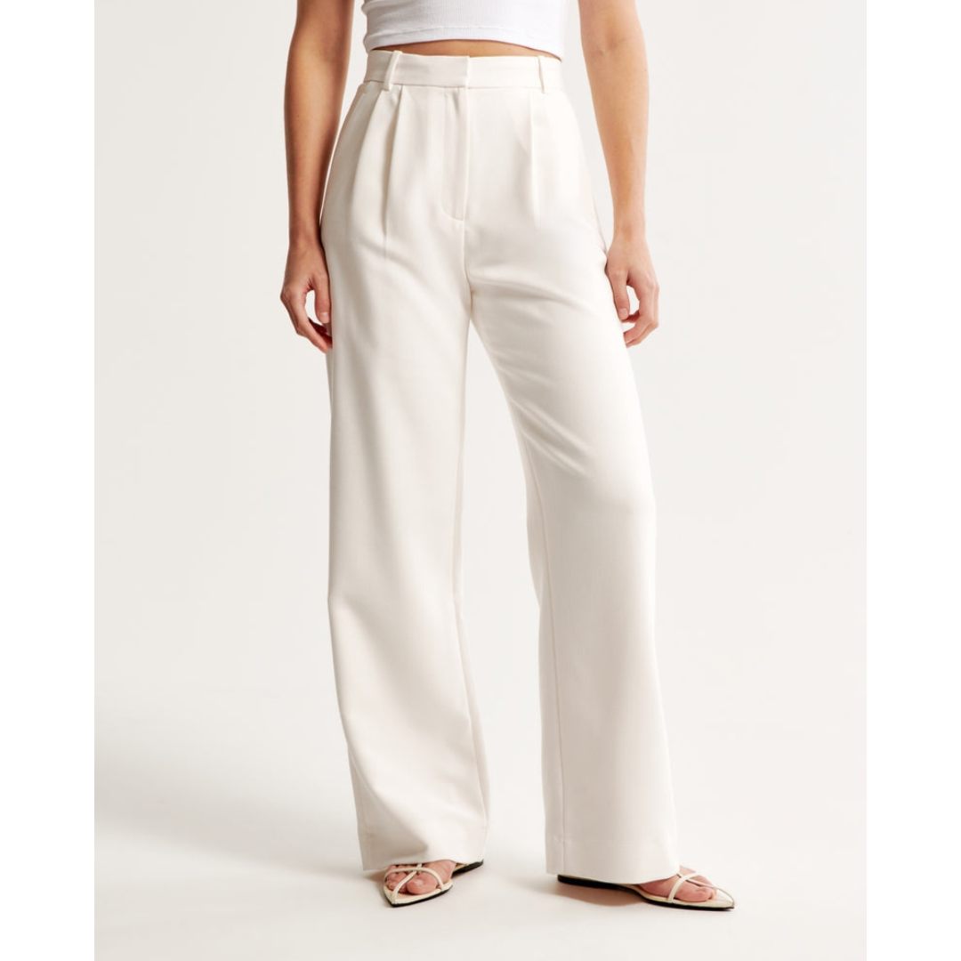 "Damen weite Hose mit hoher Taille, elegant und komfortabel, weites Bein, ideal für vielseitige Outfits und stilvolle Anlässe