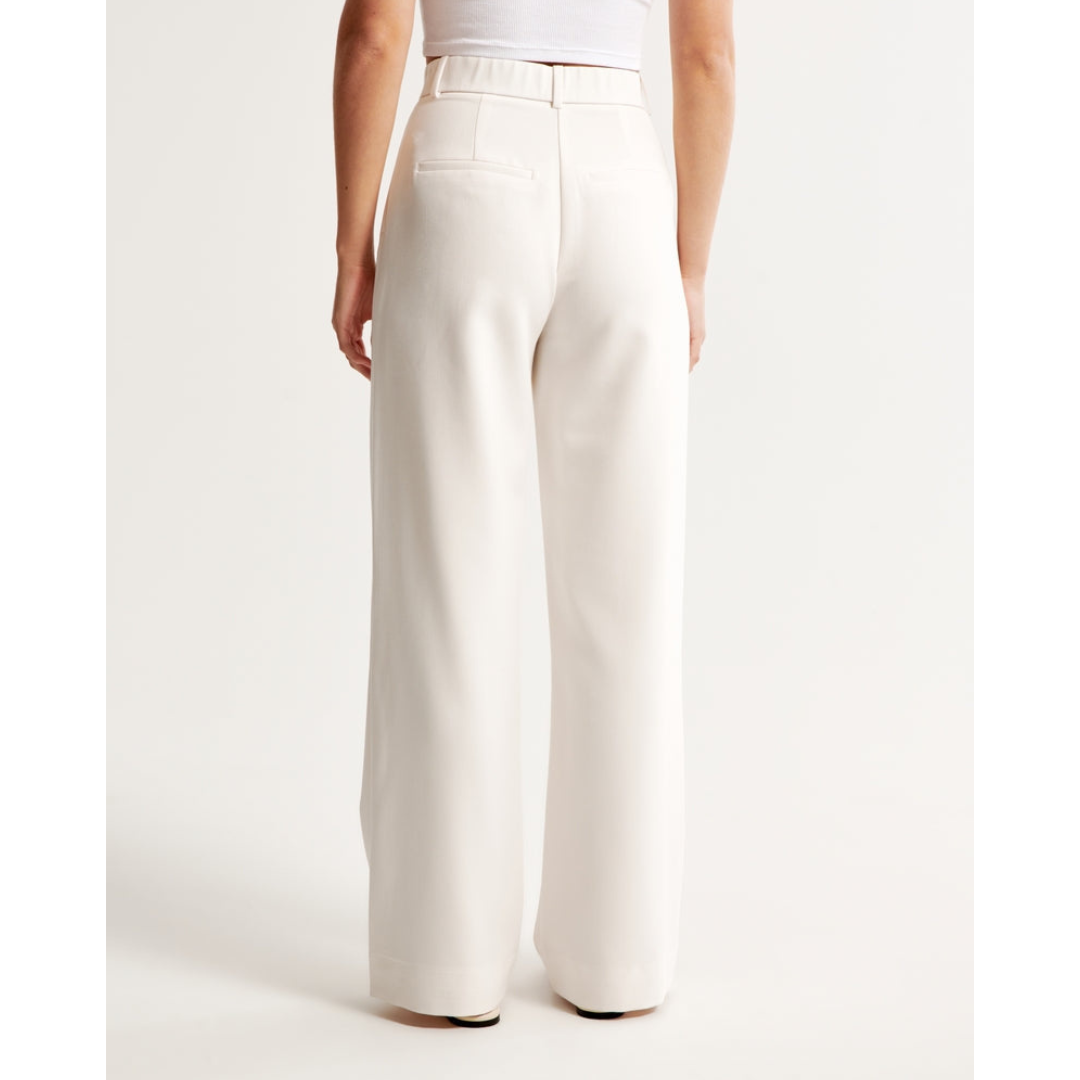 "Damen weite Hose mit hoher Taille, elegant und komfortabel, weites Bein, ideal für vielseitige Outfits und stilvolle Anlässe