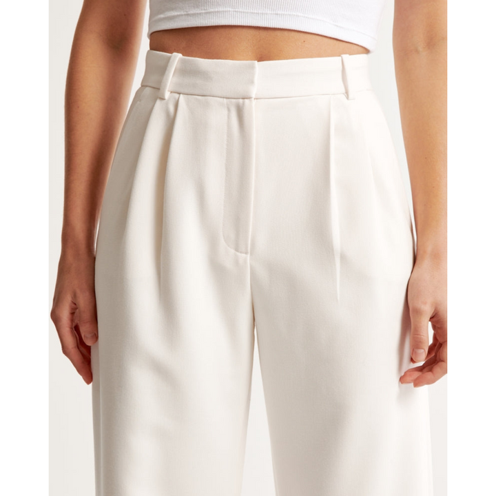 "Damen weite Hose mit hoher Taille, elegant und komfortabel, weites Bein, ideal für vielseitige Outfits und stilvolle Anlässe