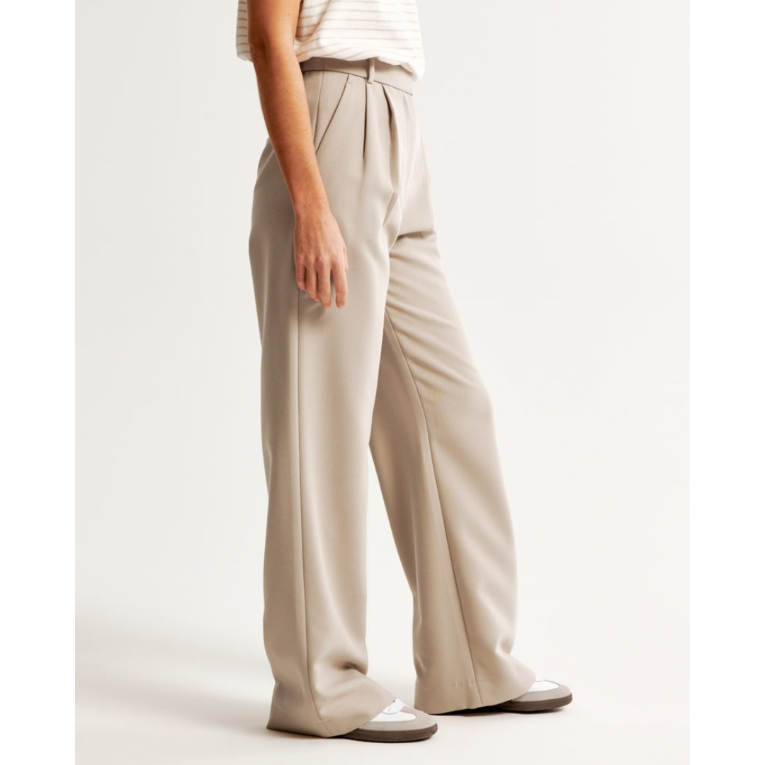 "Damen weite Hose mit hoher Taille, elegant und komfortabel, weites Bein, ideal für vielseitige Outfits und stilvolle Anlässe