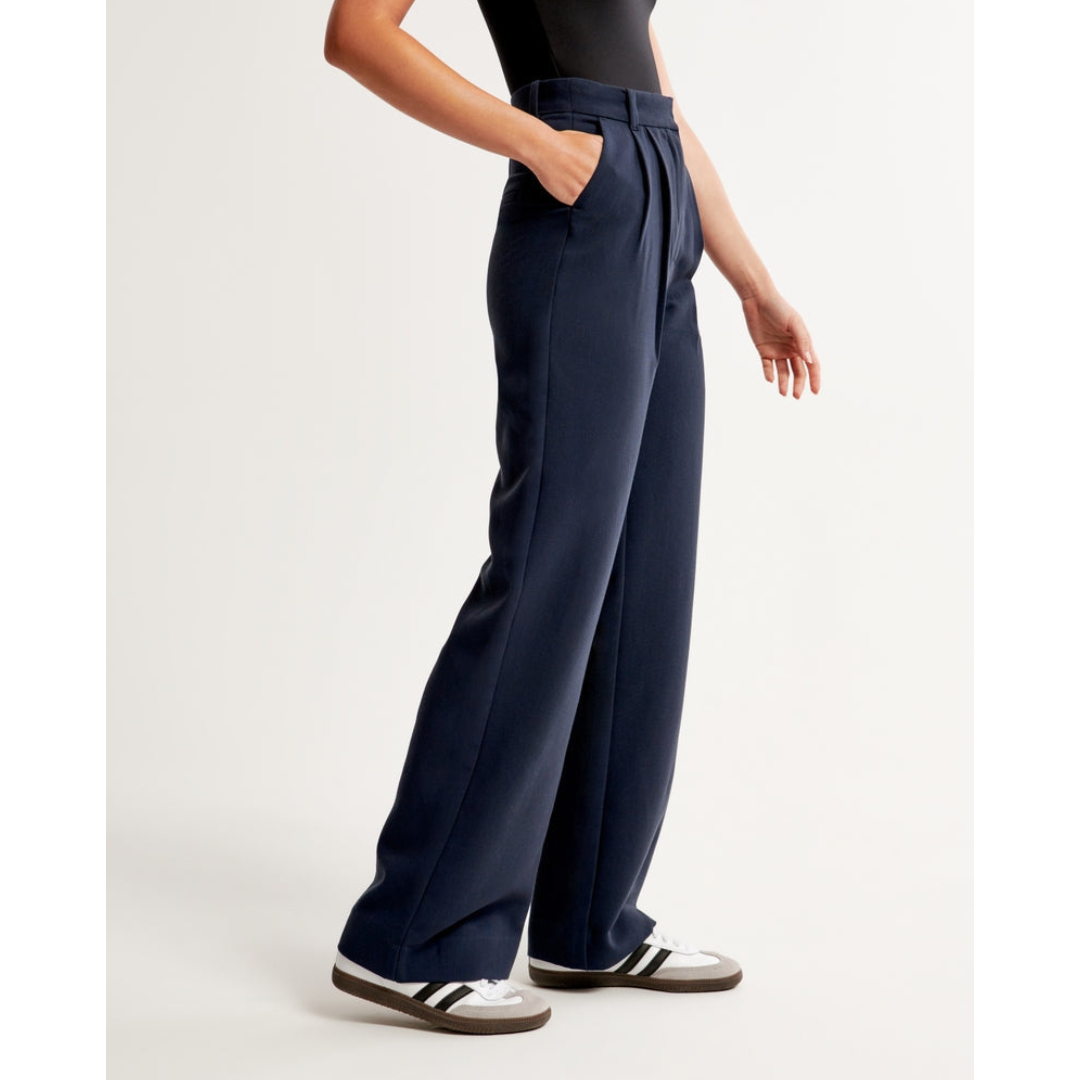 "Damen weite Hose mit hoher Taille, elegant und komfortabel, weites Bein, ideal für vielseitige Outfits und stilvolle Anlässe