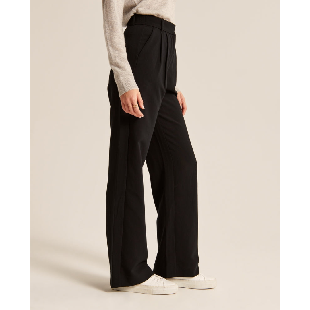 "Damen weite Hose mit hoher Taille, elegant und komfortabel, weites Bein, ideal für vielseitige Outfits und stilvolle Anlässe