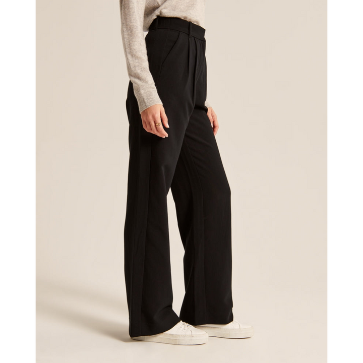 "Damen weite Hose mit hoher Taille, elegant und komfortabel, weites Bein, ideal für vielseitige Outfits und stilvolle Anlässe