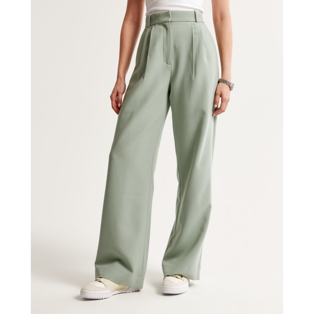 "Damen weite Hose mit hoher Taille, elegant und komfortabel, weites Bein, ideal für vielseitige Outfits und stilvolle Anlässe