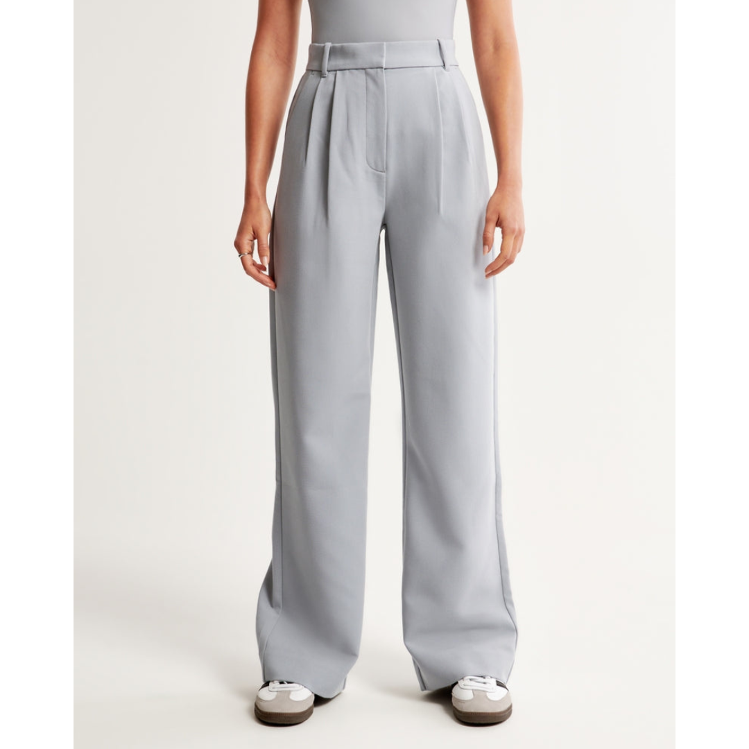 "Damen weite Hose mit hoher Taille, elegant und komfortabel, weites Bein, ideal für vielseitige Outfits und stilvolle Anlässe