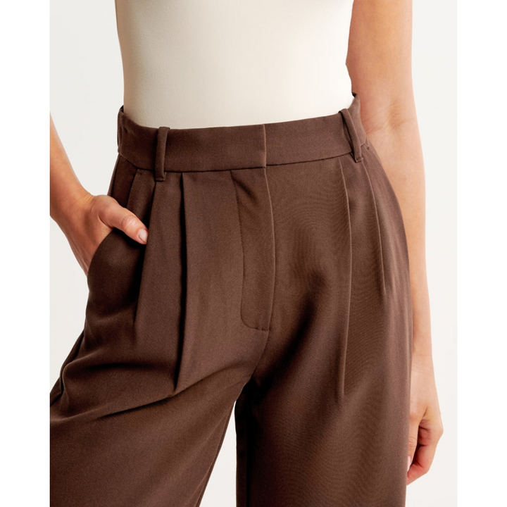 "Damen weite Hose mit hoher Taille, elegant und komfortabel, weites Bein, ideal für vielseitige Outfits und stilvolle Anlässe