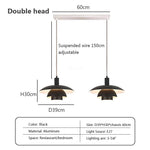 Schwarz-D39cm  2Köpfe