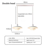 Weiß-D39cm  2Köpfe