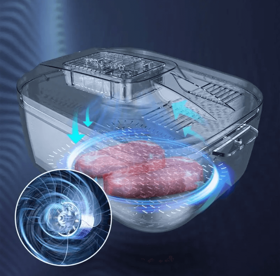 Schnell Auftauen: QuickDefrost - Hygienisch & Tropffrei