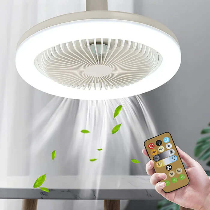 Deckenventilator mit LED-Licht & Fernbedienung