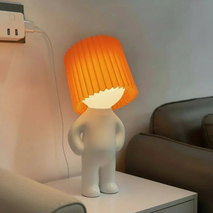 Modern decorative LED lamp, whimsical lighting for a lively ambiance, a unique home decor piece.