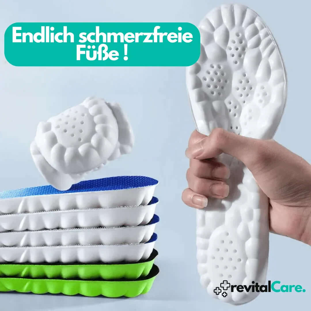 Komfort-Einlegesohlen 4D - Ergonomische Fußbetten