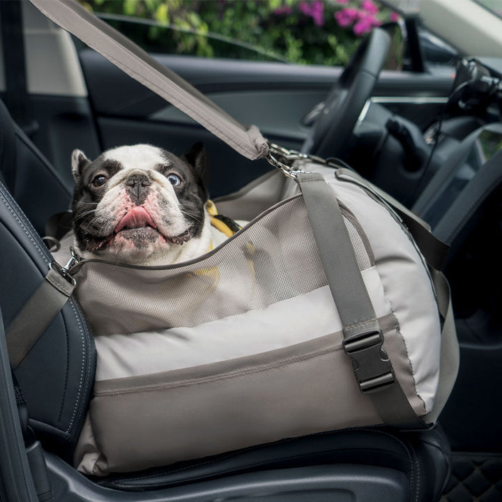 Waterproof nylon pet car seat shade with excellent UV protection.