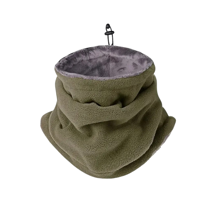 Dog fleece neck gaiter balaclava, windproof and warm for winter outdoor activities