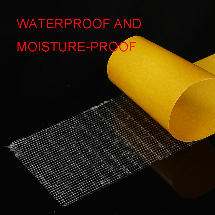 "Doppelseitiges Teppichband, robust, stark klebend, ideal für Bodenbeläge, vielseitig einsetzbar, schwere Lasten sichernd."