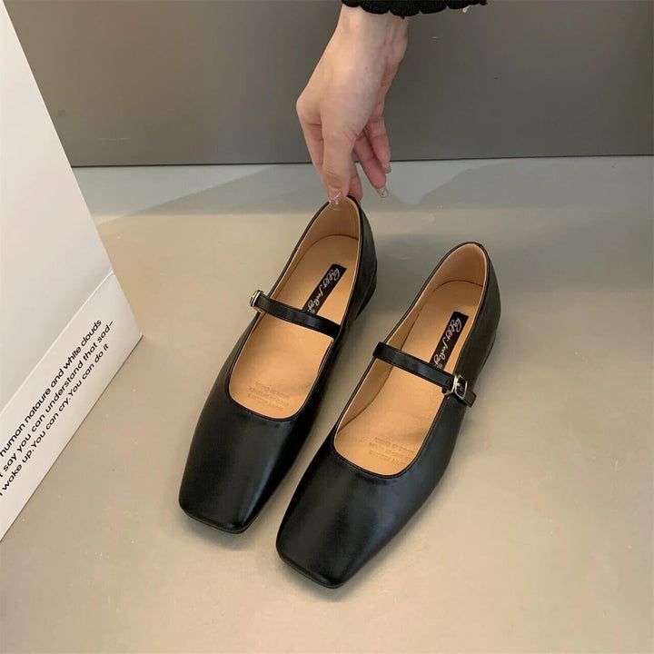 Elegante Ballettschuhe mit Quadratischer Spitze