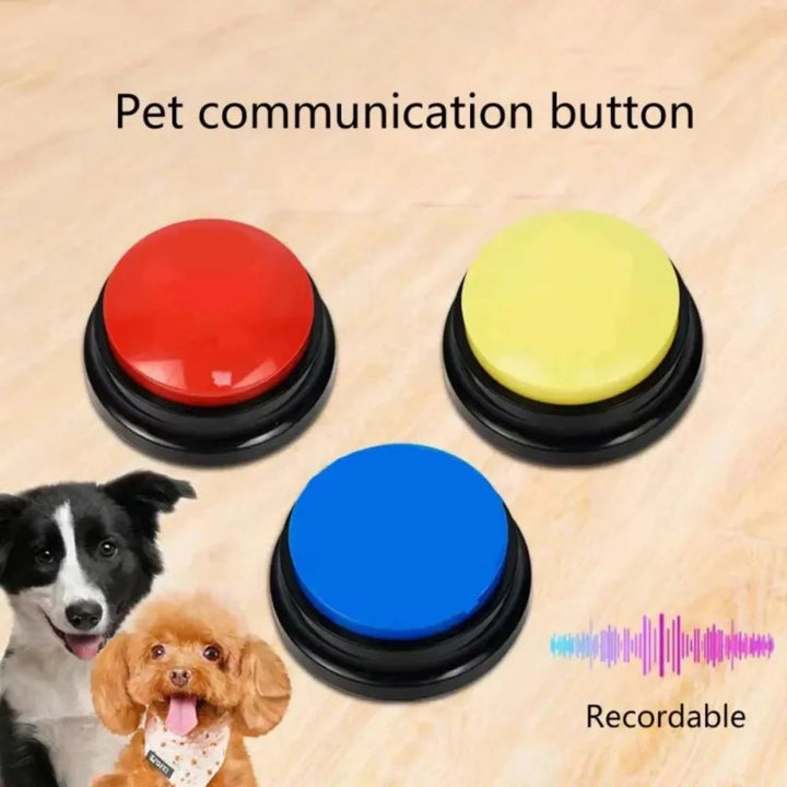 Pet speech buttons for dogs, promoting communication & interactive learning for pet owners.