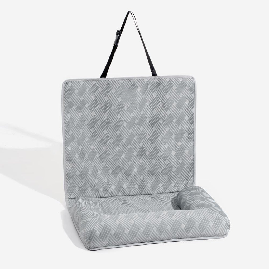 Safe Dog Car Seat Bed for small to large dogs. Provides security & comfort in the back seat.