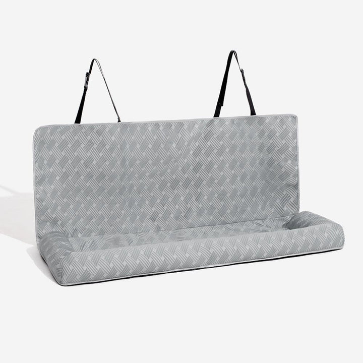 Pet Car Seat Accessory for safe, comfortable & cool travel. Ideal for all dog sizes on road trips.