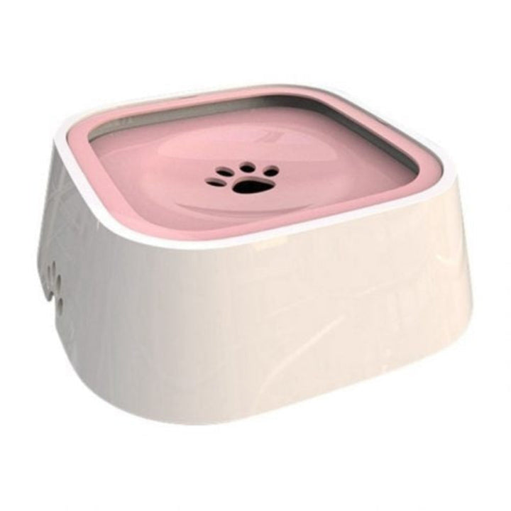 Durable non-spill dog water bowl; ideal for home, car travel. Keeps pet hydrated, floors clean & dry.