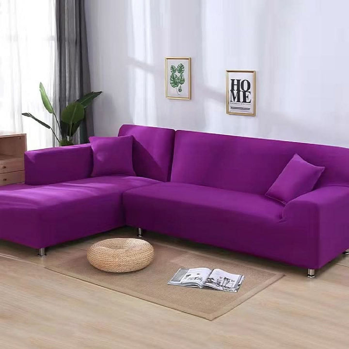 Snug-fit elastic furniture protector, sleek design, ideal for a modern, pet-friendly home.