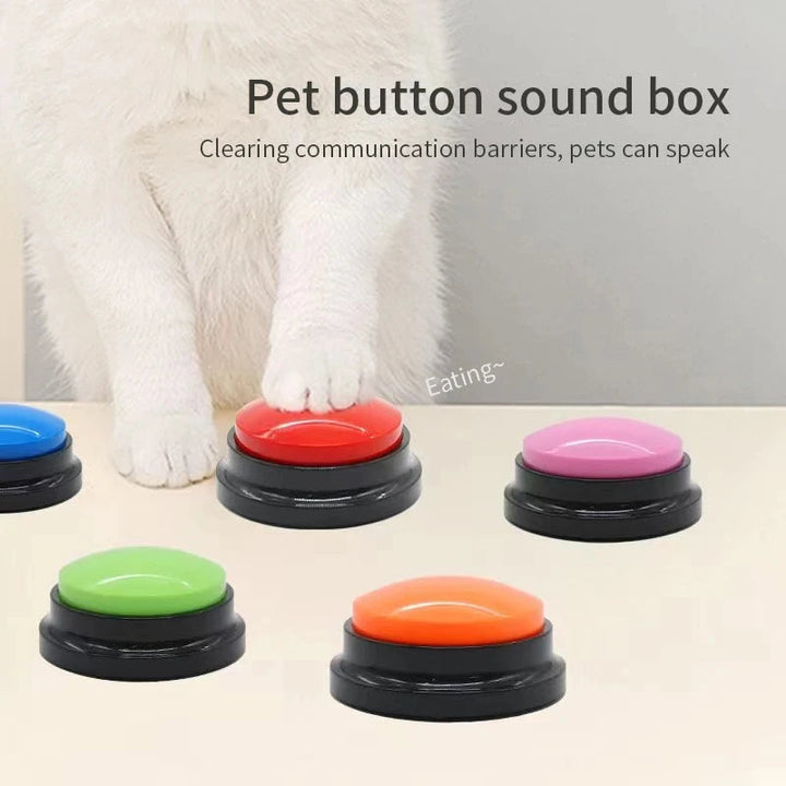 Strengthen bond with your pet using interactive dog communication buttons for learning & fun.