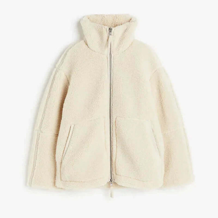 Gemütliche Damen Lammwolljacke