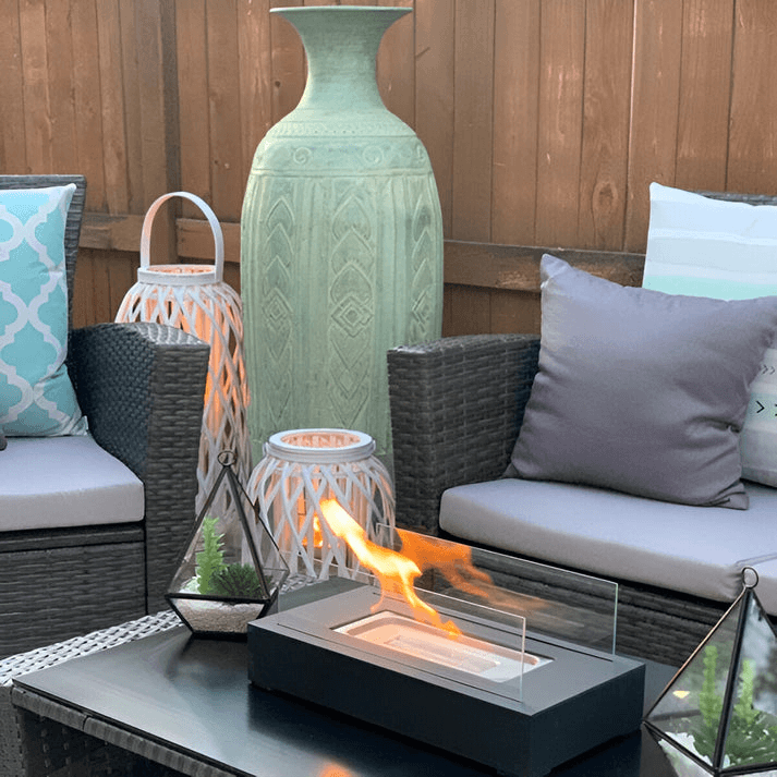 Moderner Tischkamin