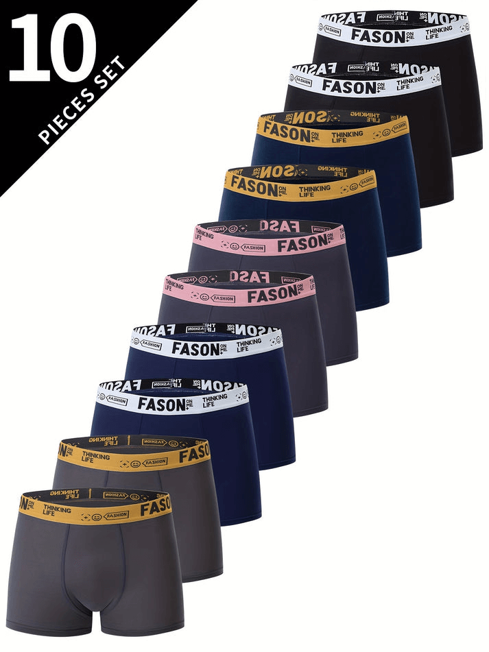 10er-Pack ComfortFit Herren Boxer Briefs