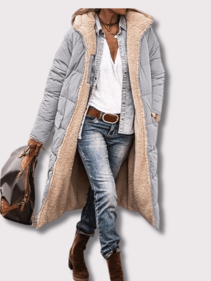 Elegante Lange Wendejacke